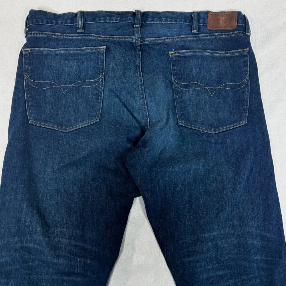 Polo Ralph Lauren Hampton Relaxed Straight Dark Wash Denim Jeans Mens 40x32